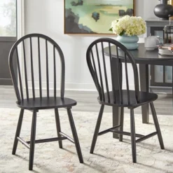 5pc Chadwick Drop Leaf Dining Set With 4 Windsor Chairs - Buylateral 13 5pc Chadwick Drop Leaf Dining Set With 4 Windsor Chairs - Buylateral -Baxton Studio Shop GUEST 298650e8 d111 4c1f b85e 957469093a18