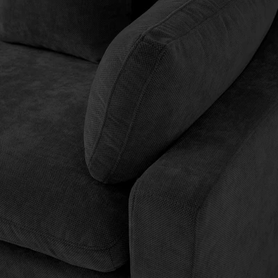 Cloud Couch Modular Sectional Sofa,156" L Shaped Couch, Oversized Down Filled Convertible Wide Seater,4 Seater With Ottoman For Living Room Set 12 Cloud Couch Modular Sectional Sofa,156" L Shaped Couch, Oversized Down Filled Convertible Wide Seater,4 Seater With Ottoman For Living Room Set - Image 12