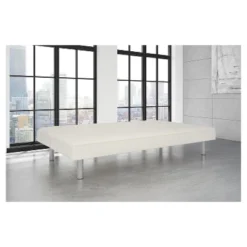 Naomie Futon Sofa Bed White - Room & Joy -Baxton Studio Shop GUEST 2aa252fe 8da5 44e9 a93d cf6924e5fbb1