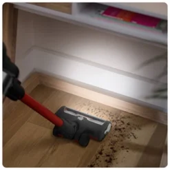 Dirt Devil Standing Cordless Stick Vacuum Red/Black - BD57000V: Lightweight, Rechargeable, Multi-Surface, Washable Filter -Baxton Studio Shop GUEST 2acfff59 862f 4c08 939d d06e3380e42f