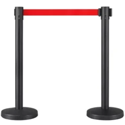 Yaheetech Retractable Belt Stanchion Set For Queuing Lines Crowd Control Barriers -Baxton Studio Shop GUEST 2ae17461 d1b2 46b0 a793 9eb8692aee4e