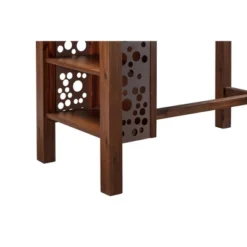 3pc Rectangular Brittany Dining Table Set Wire Brushed Finish Chestnut - Boraam -Baxton Studio Shop GUEST 2b1ba002 32d0 4794 b965 da3eecbd76d6