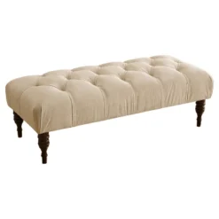 Edwardian Upholstered Tufted Bench - Skyline Furniture 9 Edwardian Upholstered Tufted Bench - Skyline Furniture -Baxton Studio Shop GUEST 2b560559 ca26 49a1 97ef 82400ec15005