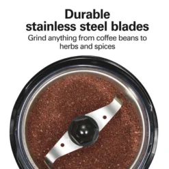 Hamilton Beach Coffee Grinder Black - 80410: Electric Blade Grinder For Coffee Beans, Medium Grind, 12 Cup Capacity 13 Hamilton Beach Coffee Grinder Black - 80410: Electric Blade Grinder For Coffee Beans, Medium Grind, 12 Cup Capacity -Baxton Studio Shop GUEST 2b7db8b2 38f2 4444 8556 543a90035f80