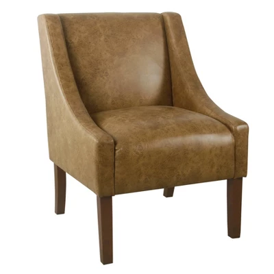 Modern Swoop Accent Armchair - HomePop 20 Modern Swoop Accent Armchair - HomePop - Image 20