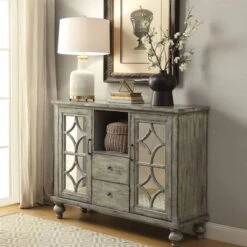 Velika Accent Table Weathered Gray - Acme Furniture -Baxton Studio Shop GUEST 2c1fe740 90b8 4942 87ad 2e568041b881