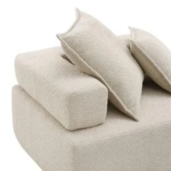 1/2/3/4pcs Oversized Modular Sectional Sofa, Boucle Convertible Floor Sofa Couch Set 4B -ModernLuxe -Baxton Studio Shop GUEST 2d2370bc 74c7 4e55 8c90 667481beed5b