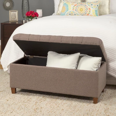 Tufted Storage Bench - HomePop 12 Tufted Storage Bench - HomePop - Image 12