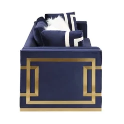 80" Virrux Loveseat Blue Velvet/Gold Finish - Acme Furniture 11 80" Virrux Loveseat Blue Velvet/Gold Finish - Acme Furniture -Baxton Studio Shop GUEST 2d7a8fff 488f 495b 88fc bc8e028890c5