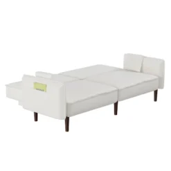 Convertible Futon Sofa Bed With Wooden Legs - ModernLuxe 16 Convertible Futon Sofa Bed With Wooden Legs - ModernLuxe -Baxton Studio Shop GUEST 2dcf9a12 f8c6 40af 81a9 3f47a5bfd1db
