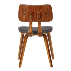 Jaguar Fabric Wood Dining Chair Charcoal - Armen Living -Baxton Studio Shop GUEST 2dd0c63c 50b7 40ad 9484 ecfb8d7823ec