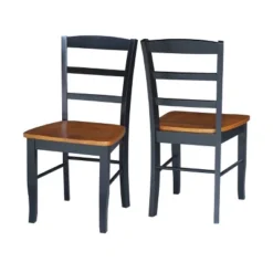 Set Of 3 42" Dual Table With 2 Madrid Chairs Dining Sets Black/Red - International Concepts -Baxton Studio Shop GUEST 2e0dc604 7212 4f7c 8c01 12087ea77adb 1