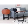 Austin Tray Table Set Black/Hazelnut - Powell Company