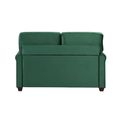 Nielson Convertible Futon Sleeper Loveseat Green - Lifestyle Solutions 6 Nielson Convertible Futon Sleeper Loveseat Green - Lifestyle Solutions - Image 6