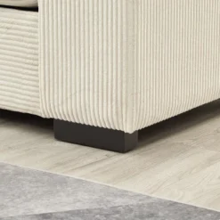 122"W U-Shaped Sectional Sofa Couch With Ottomans, 6-Seat Corduroy Fabric Sleeper Comfy Deep Seat Couch For Living Room - ModernLuxe -Baxton Studio Shop GUEST 2e9dadb5 2945 44d2 82ce 3fe36b11a4fe