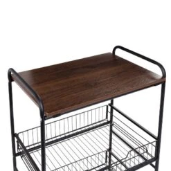Honey-Can-Do 3 Tier Kitchen Cart With Pull-Out Baskets -Baxton Studio Shop GUEST 2e9dda5f 58ac 4606 b4e7 9e16dc1f0a63