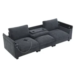 96''W Sofa Couch Set, Upholstered Storage Sofa Chair With USB Charges, Bluetooth Speaker, Cup Holders -ModernLuxe 20 96''W Sofa Couch Set, Upholstered Storage Sofa Chair With USB Charges, Bluetooth Speaker, Cup Holders -ModernLuxe -Baxton Studio Shop GUEST 2ee38bd4 406a 47ab 96d2 864f4c0867a2