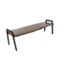 Natural Wooden Bench Brown - Olivia & May