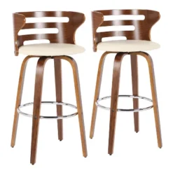 Set Of 2 Cosini Upholstered Barstools - Lumisource 21 Set Of 2 Cosini Upholstered Barstools - Lumisource -Baxton Studio Shop GUEST 2f385ea6 46e4 474d 9d94 869344e9ca99