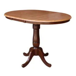 36" Round Counter Height Dining Table With 12" Leaf - International Concepts -Baxton Studio Shop GUEST 2f99b8a6 eef9 4d83 986f 7693d953f39c