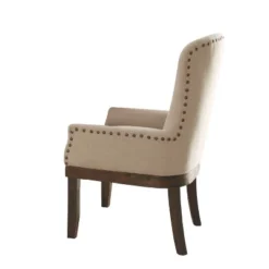 Landon Arm Dining Chair Salvage Brown - Acme Furniture