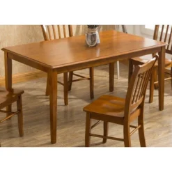 Walnut Shaker Dining Table Brown - Boraam -Baxton Studio Shop GUEST 307532e4 320c 4d2b 8f2f 4eee4d8ac0d5