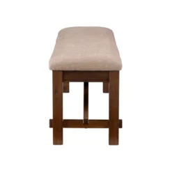 Jackson Bench Dark Hazelnut Brown - Powell Company -Baxton Studio Shop GUEST 30a05fcf 86da 459b 91f0 bee080db5664