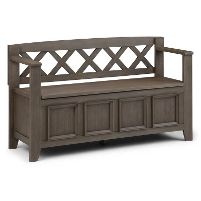 48" Halifax Entryway Storage Bench - WyndenHall 9 48" Halifax Entryway Storage Bench - WyndenHall - Image 9