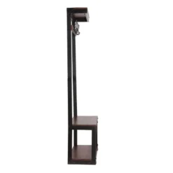 Willards Modern Industrial Handcrafted Mango Wood Coat Rack With Bench Cafe Brown/Black - Christopher Knight Home -Baxton Studio Shop GUEST 315e4143 1d68 450d 8b29 8da426d91ddd