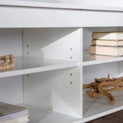 Modern Contemporary Simple Wood Storage Console TV Stand For TVs Up To 65" - Saracina Home 27 Modern Contemporary Simple Wood Storage Console TV Stand For TVs Up To 65" - Saracina Home -Baxton Studio Shop GUEST 32144080 8534 4650 bdac 7dbcefc754d1