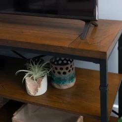 Austin TV Stand For TVs Up To 40" Light Brown - Linon -Baxton Studio Shop GUEST 32309b5a 9a62 49f1 8ffa 8a10ae26a6d4