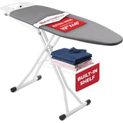 Bartnelli Extra Wide Pro Ironing Board 19x48" Ironing Surface Premium 4 Layer Heat Resistant Cover -Baxton Studio Shop GUEST 3323427a d1bd 4e03 afcc f3b57c7fb2a6