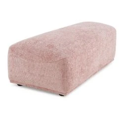 HOMES: Inside + Out 5pc Povoa 159" Modular Curved Sectional Sofa Modern Chenille With Extendable Backrest Pink -Baxton Studio Shop GUEST 33321091 b8c7 4008 9611 74837c654c25