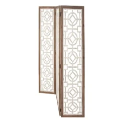 Farmhouse Wood Patterned Room Divider Screen White - Olivia & May 25 Farmhouse Wood Patterned Room Divider Screen White - Olivia & May -Baxton Studio Shop GUEST 33fa189e 087c 49e7 920a bddf8c6eac02