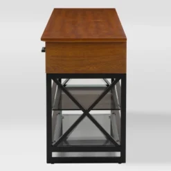 Houston TV Stand For TVs Up To 90" - CorLiving -Baxton Studio Shop GUEST 34237206 970d 40dd af5c a7ce991ee672