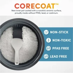 Aroma 6 Cup Rice Cooker With Outer Steam Tray Black: 2 Quart, One-Touch, Nonstick, Includes Accessories 19 Aroma 6 Cup Rice Cooker With Outer Steam Tray Black: 2 Quart, One-Touch, Nonstick, Includes Accessories -Baxton Studio Shop GUEST 3448c483 43c5 4204 9d98 7cae5df3d564