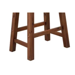 3pc Rectangular Brittany Bar Height Dining Set Wire Brushed Finish Chestnut - Boraam -Baxton Studio Shop GUEST 34ebbd3a 4d0e 4044 8fcf 9932ee2b220a