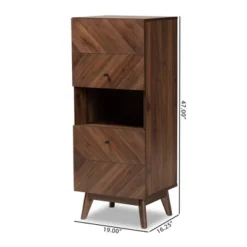 Hartman Wood Storage Cabinet Walnut Brown - Baxton Studio 12 Hartman Wood Storage Cabinet Walnut Brown - Baxton Studio -Baxton Studio Shop GUEST 35121ad1 c48b 43f7 a058 dde7eda69957