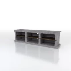 2pc Ossi Industrial Entertainment Center TV Console Set Gray - MiBasics -Baxton Studio Shop GUEST 3560c489 69cb 4762 93da 77f7efcd6a67