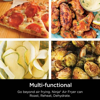 Ninja 4qt Air Fryer - Black AF101: Stainless Steel, 1550W, Digital Control, Dishwasher-Safe, 1-Year Warranty 3 Ninja 4qt Air Fryer - Black AF101: Stainless Steel, 1550W, Digital Control, Dishwasher-Safe, 1-Year Warranty - Image 3