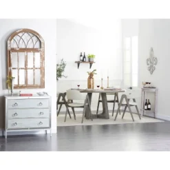 Glam Painted Wood And Mirror Chest White - Olivia & May -Baxton Studio Shop GUEST 37123933 675b 44bc 8e09 0b80e173e9f4