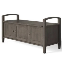 44" Norfolk Solid Wood Entryway Storage Bench - WyndenHall -Baxton Studio Shop GUEST 377fdfbd 2c87 4ad1 9ac4 b1dc99930462