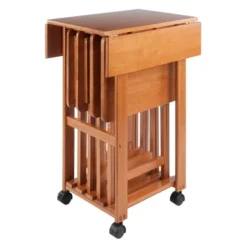 5pc Set Sophia Snack Tables Teak - Winsome 21 5pc Set Sophia Snack Tables Teak - Winsome -Baxton Studio Shop GUEST 37edfc9c a791 4859 97bd 00515f8951f8