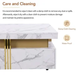 Coffee Tables With 4 Storage Drawers Modern Square Design Cocktail Table For Living Room Office Bedroom 16.5"D X 43.3"W X 43.3"H 8 Coffee Tables With 4 Storage Drawers Modern Square Design Cocktail Table For Living Room Office Bedroom 16.5"D X 43.3"W X 43.3"H -Baxton Studio Shop GUEST 37f8af62 89f8 4c4e 98f8 0c2e35795f14