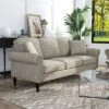 Evok Contemporary Chenille Upholstered Sofa - MiBasics