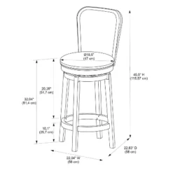 Counter Height Barstool Kent Cream - Powell Company 19 Counter Height Barstool Kent Cream - Powell Company -Baxton Studio Shop GUEST 380acba8 f7fe 48d5 bf4e e5785394d07c