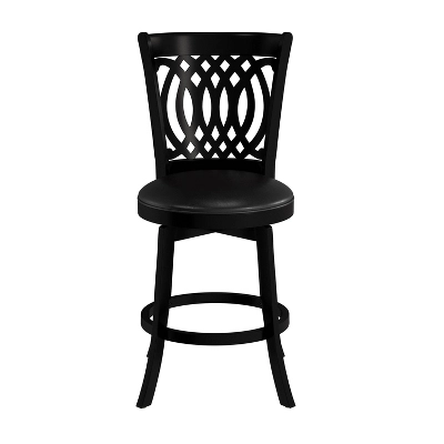 25" Van Draus Swivel Counter Height Barstool Metal/Black - Hillsdale Furniture 6 25" Van Draus Swivel Counter Height Barstool Metal/Black - Hillsdale Furniture - Image 6