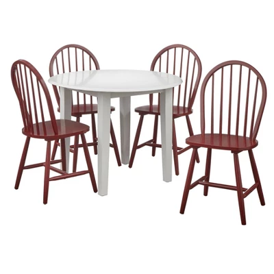5pc Chadwick Drop Leaf Dining Set With 4 Windsor Chairs - Buylateral 10 5pc Chadwick Drop Leaf Dining Set With 4 Windsor Chairs - Buylateral - Image 10