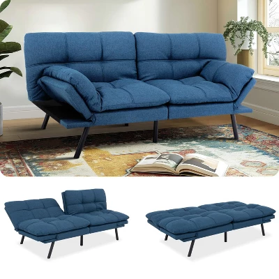 Vipbear 71" Foldable Sofa Bed, Memory Foam Sleeper Sofa, Modern Folding Small Recliner For Living Room, Office, Apartment 4 Vipbear 71" Foldable Sofa Bed, Memory Foam Sleeper Sofa, Modern Folding Small Recliner For Living Room, Office, Apartment - Image 4