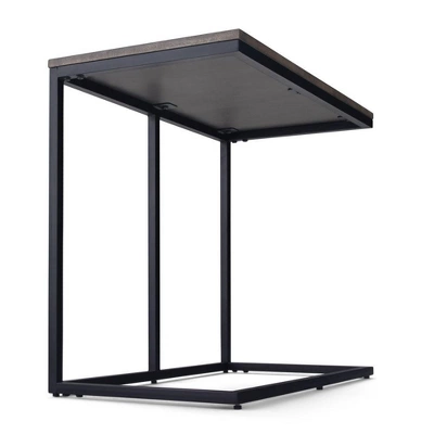 28" Hubbard Wide C Side Table Warm Gray - WyndenHall 6 28" Hubbard Wide C Side Table Warm Gray - WyndenHall - Image 6